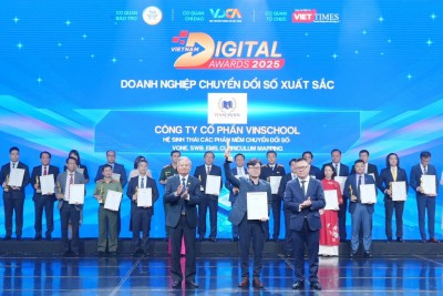 4 giải pháp công nghệ giúp Vinschool đạt giải Doanh nghiệp chuyển đổi số xuất sắc 2025
